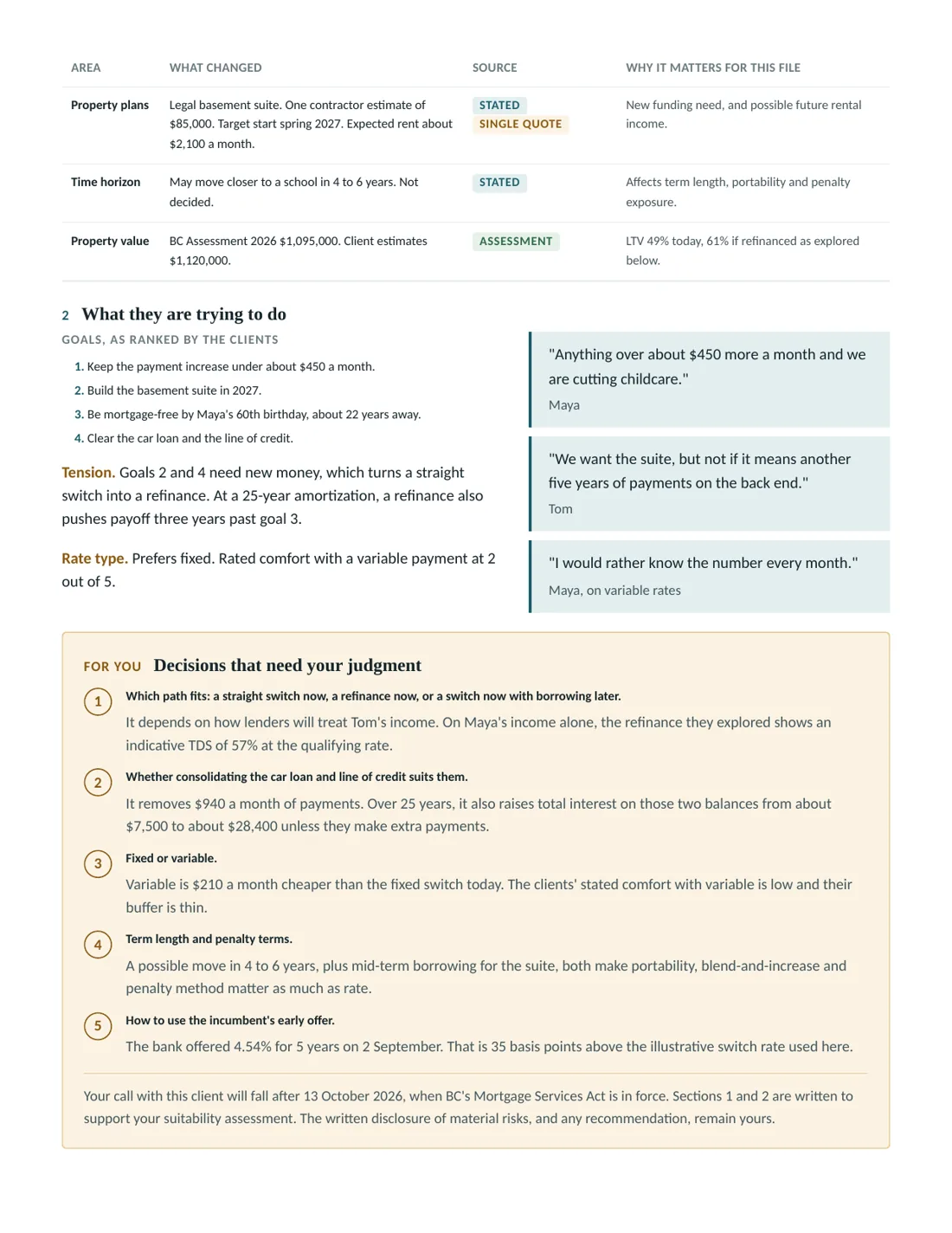 Sample brief page 2